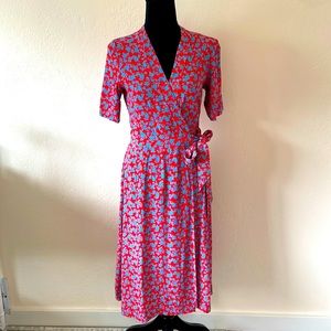 EUC ARKET FLORAL WRAP DRESS SIZE 34/S